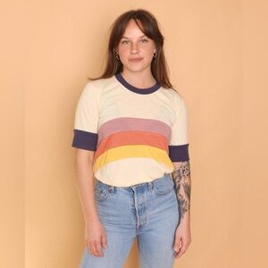 Camp Collection vintage style ringer tee Women’s size M